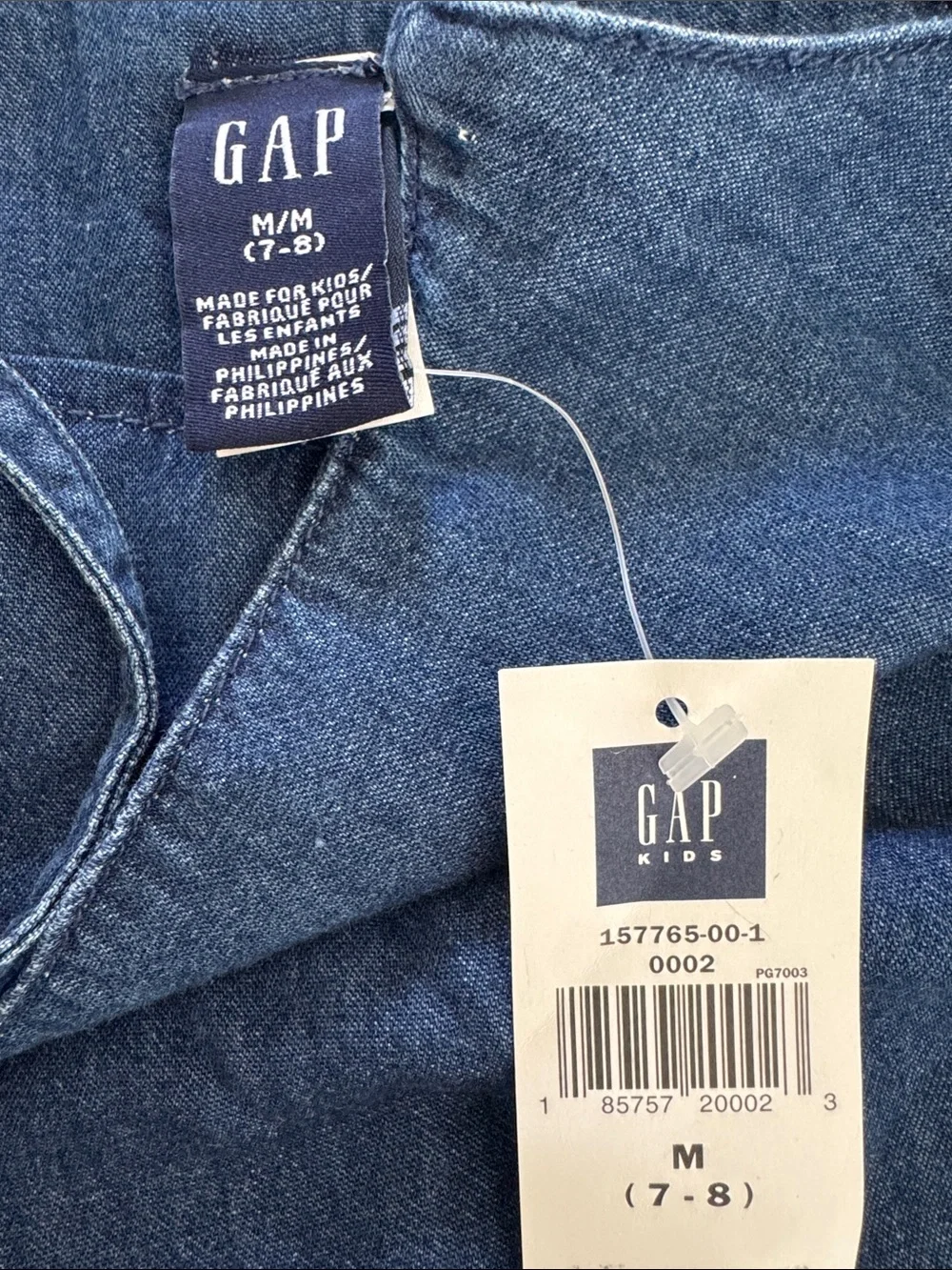 Gap Denim Jumper Dress Girls Size Medium (7-8)